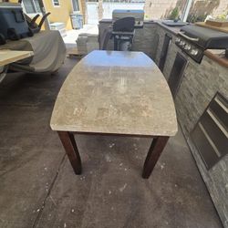 Dining Table With Granite Top And 6 Chairs