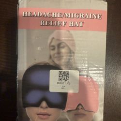 New- Headache/Migraine Relief Hat (Sealed)