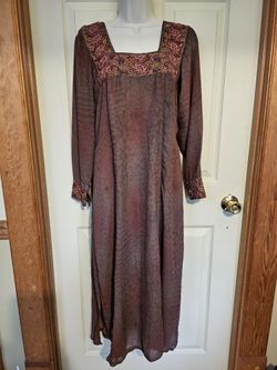 Vintage Peasant Dress