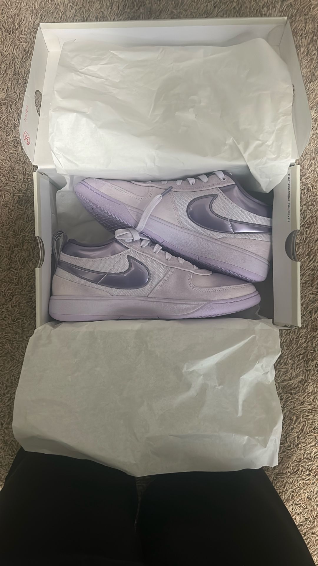 Nike Lilac BOOK 1s