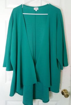Green cardigan for women