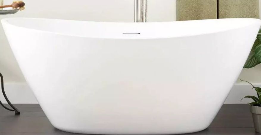 66 x 30 in. Freestanding Bathtub in White