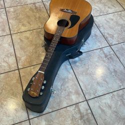 Guitar with Hard Shell Case