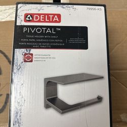Delta Tissue Holder With Shelf 