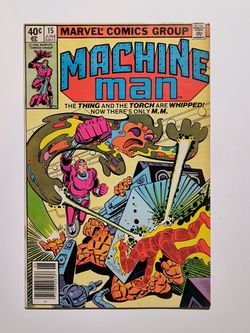 Machine Man 1980 Marvel Comic Book
