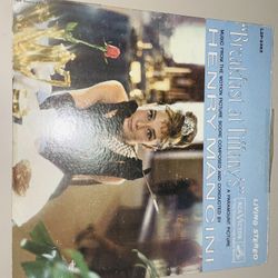 Breakfast At Tiffany’s Vinyl Record 1961 