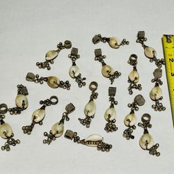 17 Vintage Boho Gypsy Hippie Charms  Perfect to make a Necklace add to a Dress or Belt or make a choker necklace or earrings 