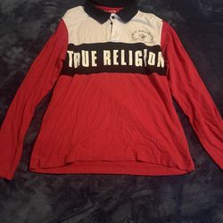 True religion long sleeve shirt size Medium