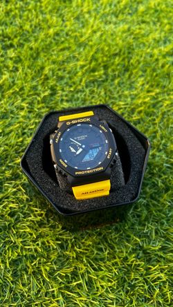 Black & Yellow G-Shock GA2100 Watch