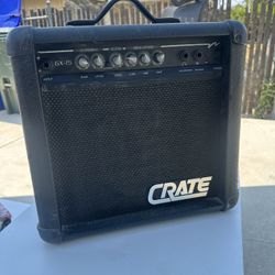 crate gx-15 electric guitar portable amp amplifier 