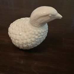 Avon Milk Glass "The Partridge'" 