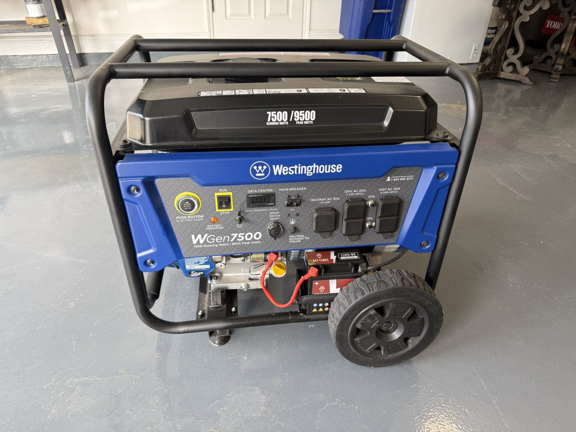 Westinghouse Gas generator 7500 W / 9600 Peak W