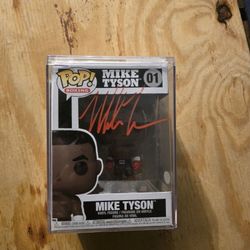 Mike Tyson Funko Pop Sign