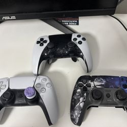 Gaming Monitor/ Controllers/ Headset