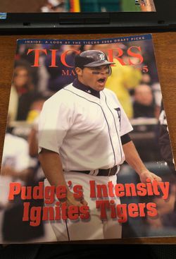 Pudge Ivan Rodriguez 2004 Tigers Magazine Detroit Tigers
