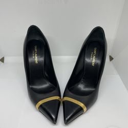 SAINT LAURENT Janis Pointed Toe Pumps
