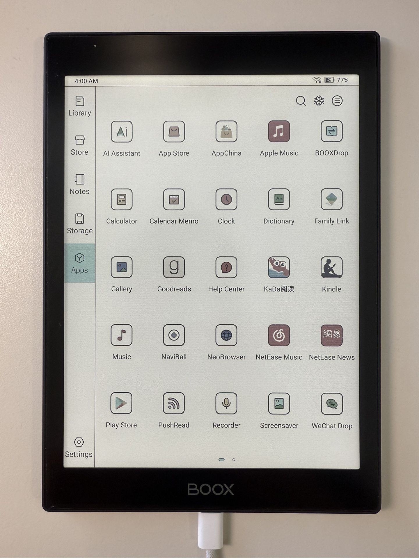 Boox 7.8”Color ePaper Reader