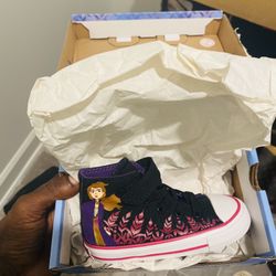 Kids Frozen Chuck Taylors