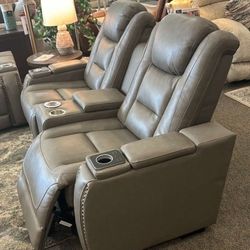[OM] 🟪 Only $45 initial then take it home 🏡 Brand New Breckenridge Power Reclining Sofa And Loveseat 