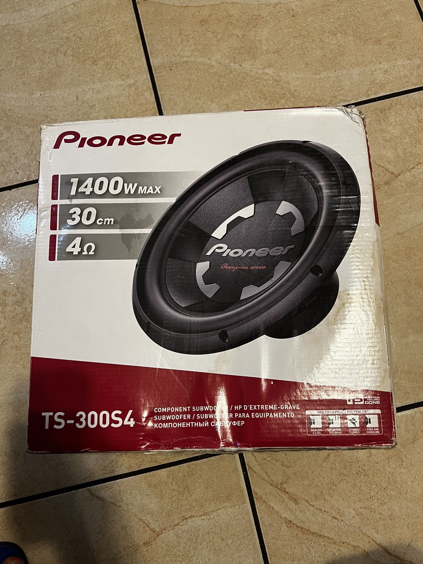 12”Pioneer TS 300s4