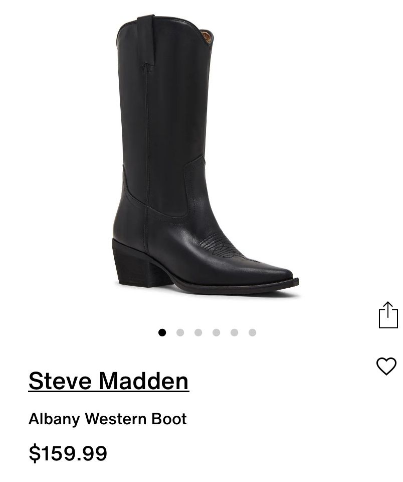 Steve Madden Albany Western Boot
