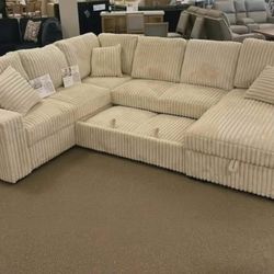 Mostar Pull Out Sleeper Sectional Couch W Corduroy Fabric Only $39-$90 Down Payment
✅ 90 Days Same as Cash