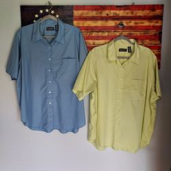 Lands End Womens Short Sleeve Blouses Size 24W
