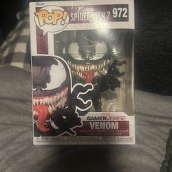 Venom Funko Pop From Spiderman 2 Game