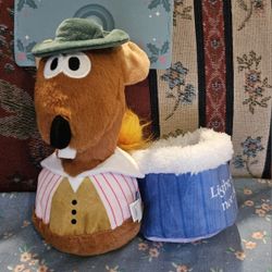 NEW BARK BOX "LAMPLIGHTER RIZZO THE RAT"  2 PC DOG TOY 