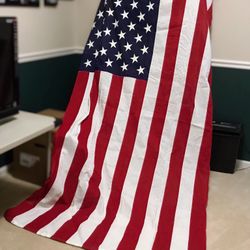 X-Large Valley Forge Flag Co Embroidered Cotton US Flag/banner