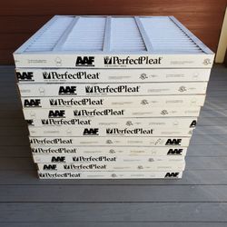 AAF Flanders PerfectPleat 24x24x2 Air Filters MERV 7 Case of 12 Pack NEW