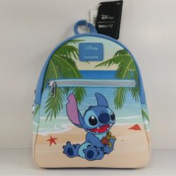 NWT Loungefly Disney Lilo Stitch Turtle Backpack