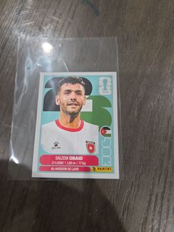 Panini FIFA Saleem Obaid Jordan Sticker Card