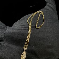 14K Yellow Gold Cuban Link