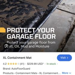Auto Floor Guard Containment Mat
