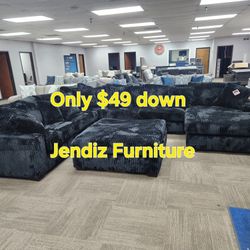 Oversized Fabric Livingroom Furniture Sectional Couches Sofa 🛋 