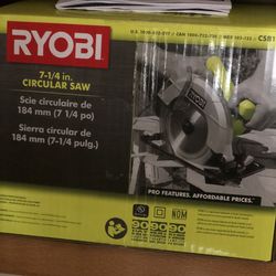 New Ryobi Circular Saw