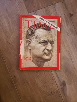 1969 Times Magazine Deadlock In The Middle East