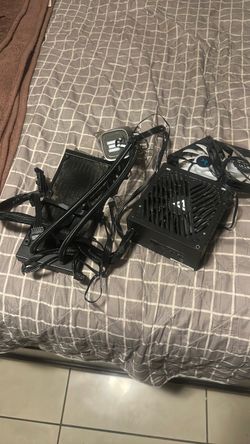 PC Power Supply with Cables and AIO Cooler