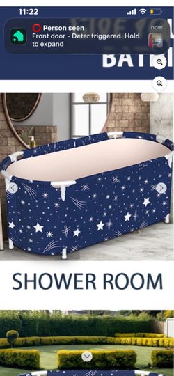 Portable foldable tub