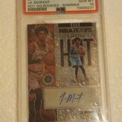 2019 Ja Morant Shimmer Auto Psa 10