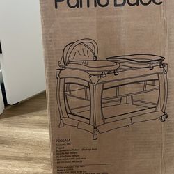 Pamo Babe Portable Playpen Foldable Playard for Baby and Toddler Mattress, Changing Table for Newborn Portable Playard