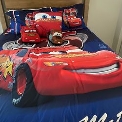 Car duvet cover with matching pillow case