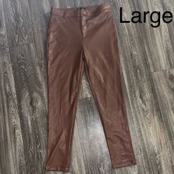 Brown Leather Bottoms