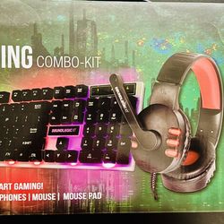 SoundLogic XT Light-up 4-in-1 Gaming Combo Kit