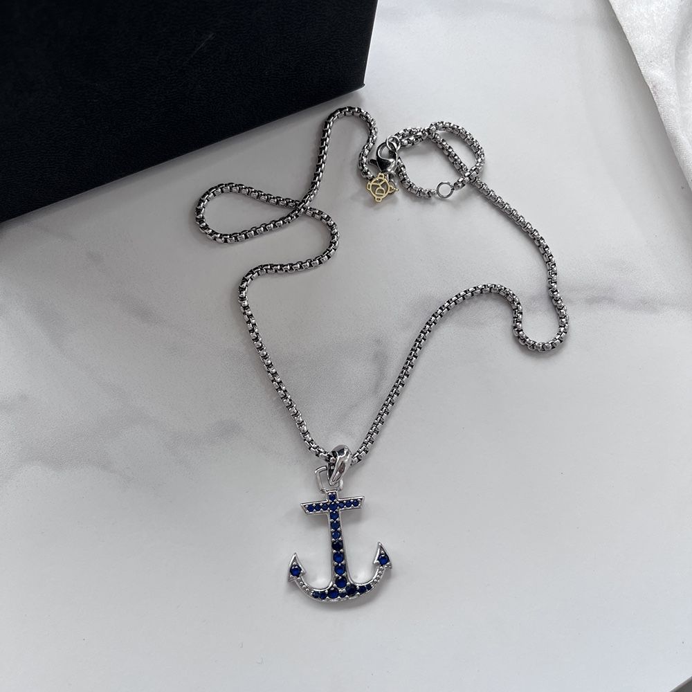 Longhaired Sapphire Necklace