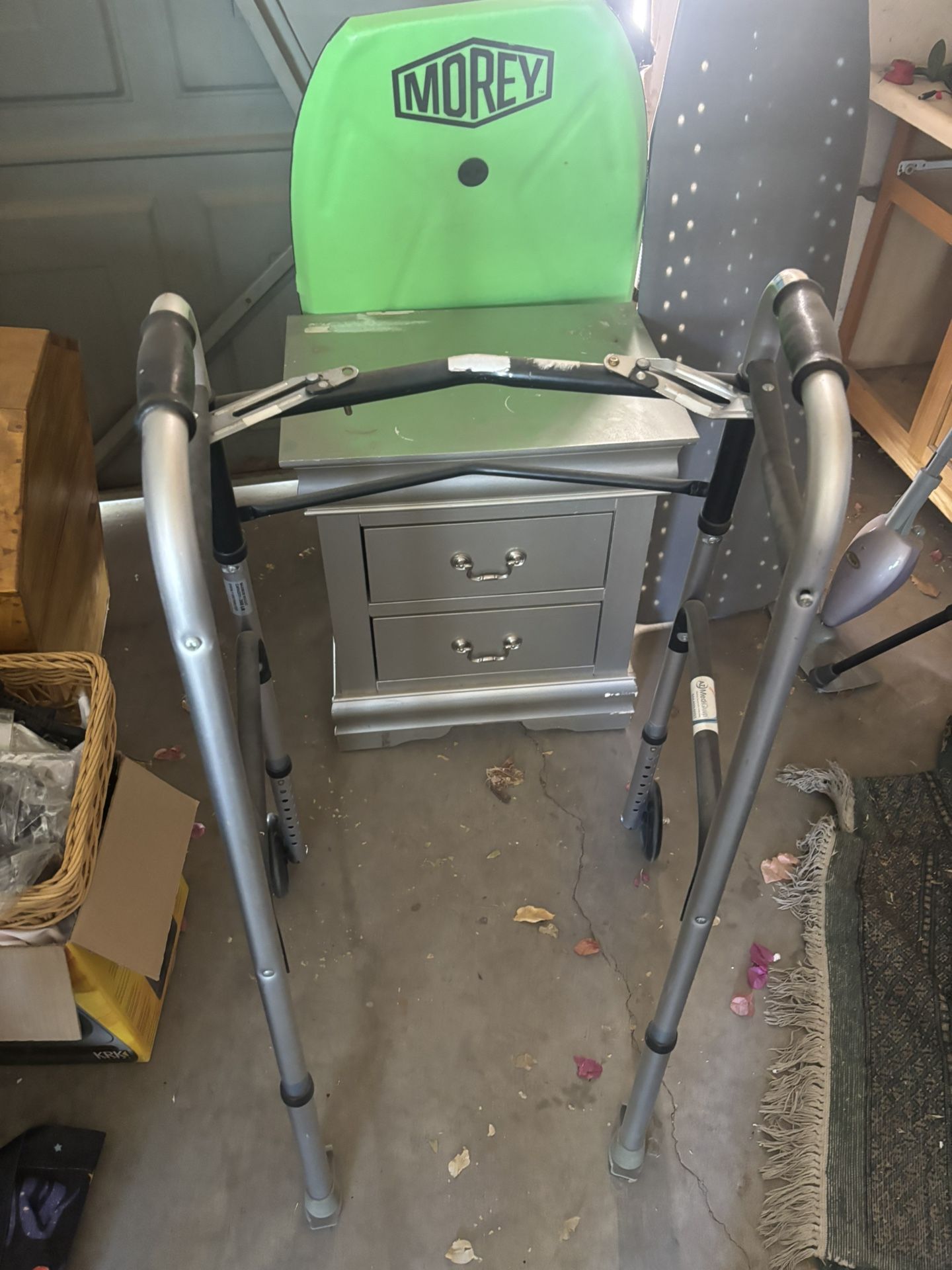 Metal Walker With Wheels