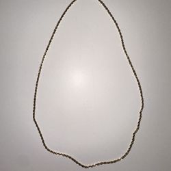 14kt Solid Gold Rope Chain 