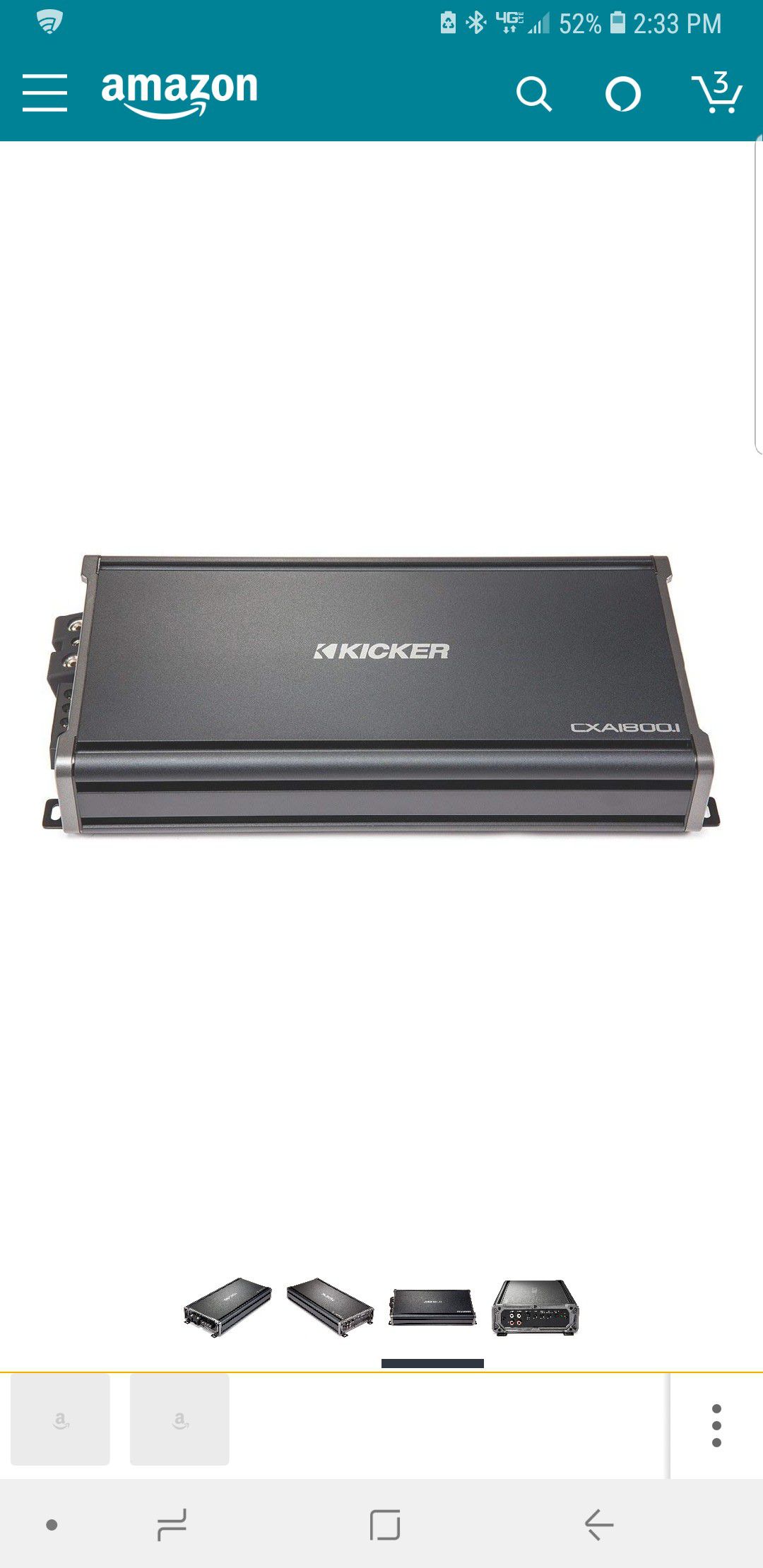 Kicker 1800.1 Amplifier