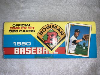 Bowman 1990 Baseball Official Complete Set Sealed 528 Cards